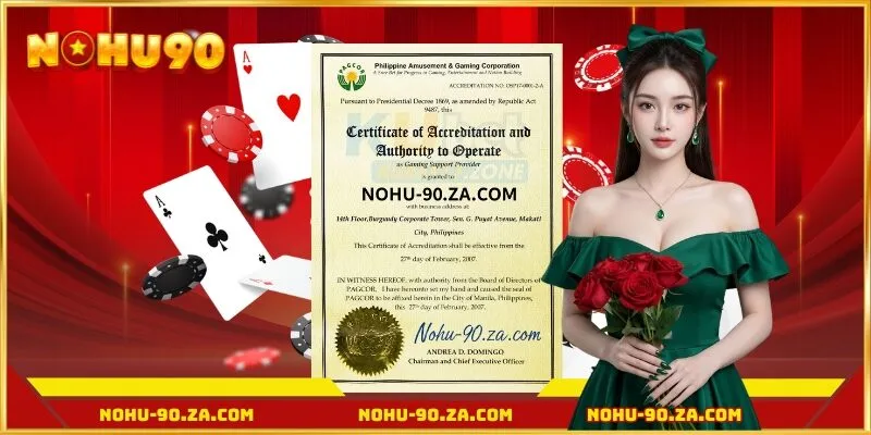 Giấy phép hoạt động nohu90 là gì